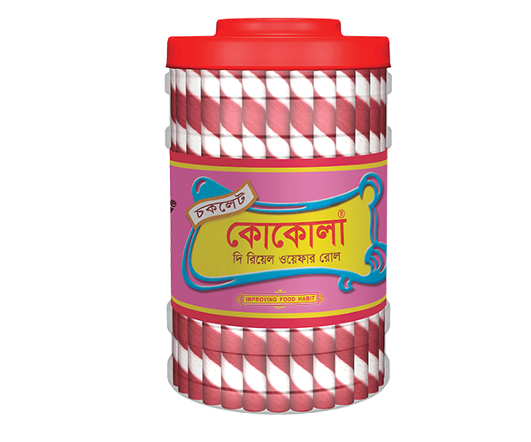 Wafer Roll Jar (Chocolate) Cocola Food Products Limited